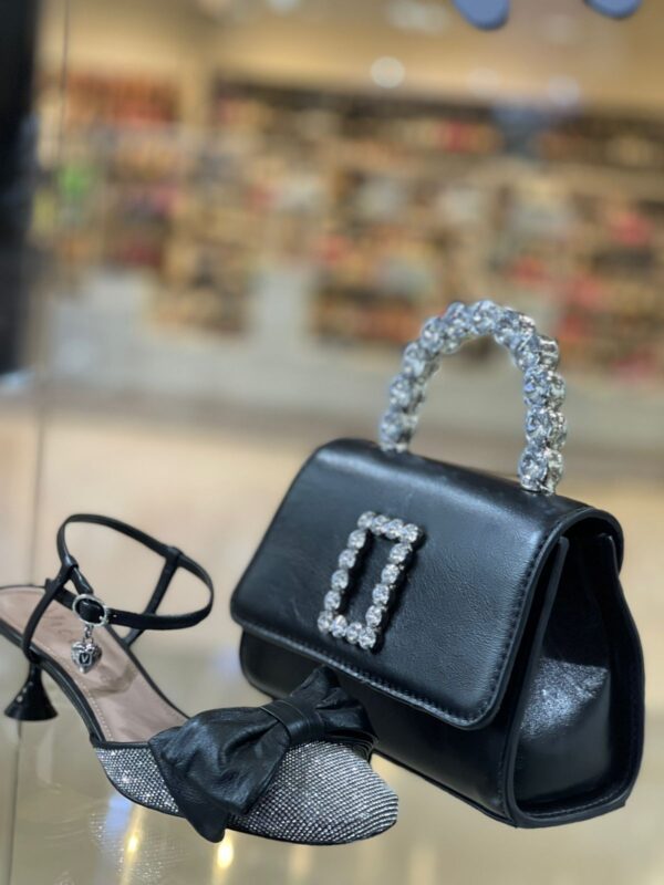 Slingback Vicenza cristal preto - Image 3